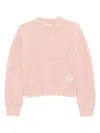 Cecilie Bahnsen Long-sleeved Sweater In Pink