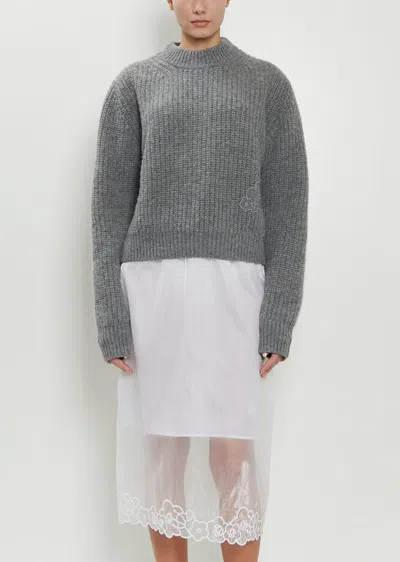 Cecilie Bahnsen Bega Pullover In Gray