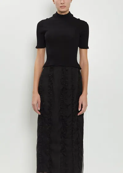 Cecilie Bahnsen Bentley Top In Black