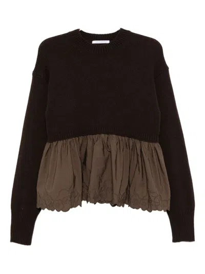 Cecilie Bahnsen Bera Jumper In Brown