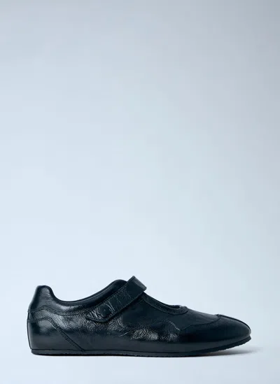 Cecilie Bahnsen Bess Mary Jane Flats In Blue