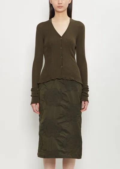 Cecilie Bahnsen Bessie Merino Wool Cardigan