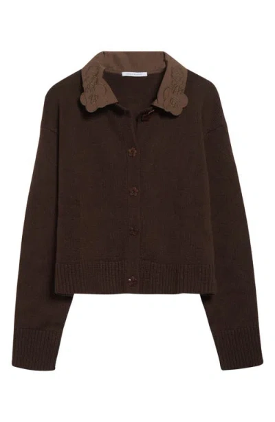 CECILIE BAHNSEN CECILIE BAHNSEN BIBI RECYCLED CASHMERE & WOOL CARDIGAN