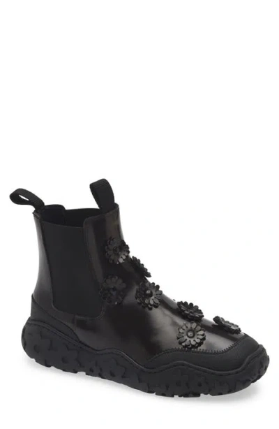 Cecilie Bahnsen Binley Floral Embellished Chelsea Boot In Brown
