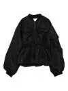 Cecilie Bahnsen Birdie Bomber Jacket In Black