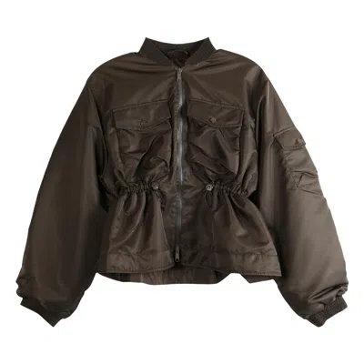 Pre-owned Cecilie Bahnsen Birdie Jacket 'brown' | Women's Size 6