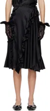 Cecilie Bahnsen Adelina Midi Skirt In Black