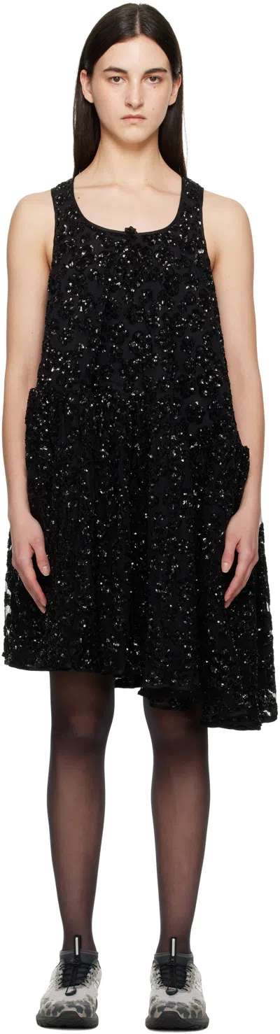 Cecilie Bahnsen Black Azelia Minidress