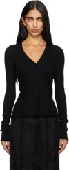 Cecilie Bahnsen Bessie Cardigan In Black
