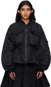 Cecilie Bahnsen Birdie Bomber Jacket In Black
