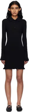 Cecilie Bahnsen Black Botka Minidress In Black