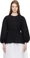 Cecilie Bahnsen Brooklyn Top In Black