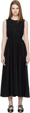 Cecilie Bahnsen Black Cbchristy Midi Dress In Black