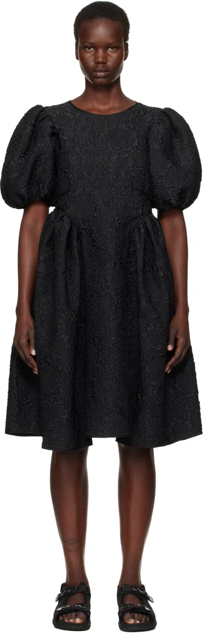 Cecilie Bahnsen Black Fonda Midi Dress