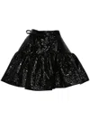 Cecilie Bahnsen Oprah Mini Skirt In Black