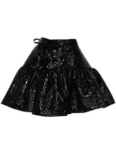 Cecilie Bahnsen Oprah Mini Skirt In Black