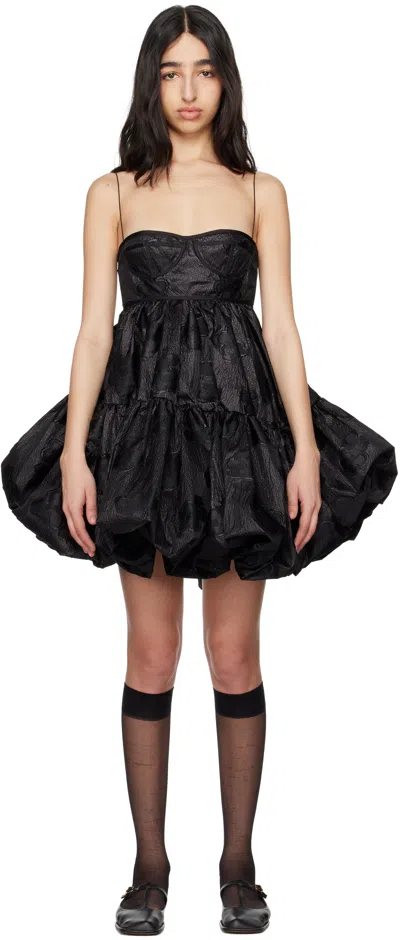 Cecilie Bahnsen Black Osha Minidress