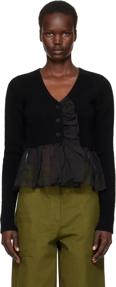 Cecilie Bahnsen Black Phlox Cardigan
