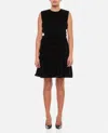 Cecilie Bahnsen Uki Sleeveless Velvet Dress In Black