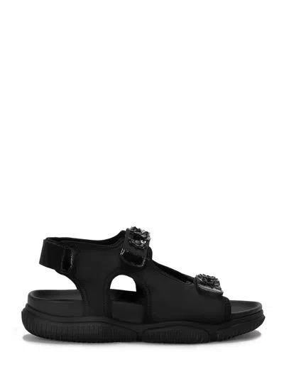 Cecilie Bahnsen Black Valeria Neoprene Sandals