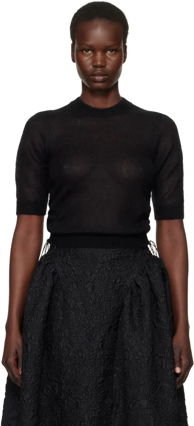 Cecilie Bahnsen Black Videl Sweater