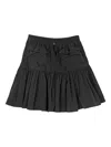 Cecilie Bahnsen Blair Ruffled Two-pocket Mini Skirt In Black