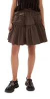 Cecilie Bahnsen Blair Skirt Brown In Brown