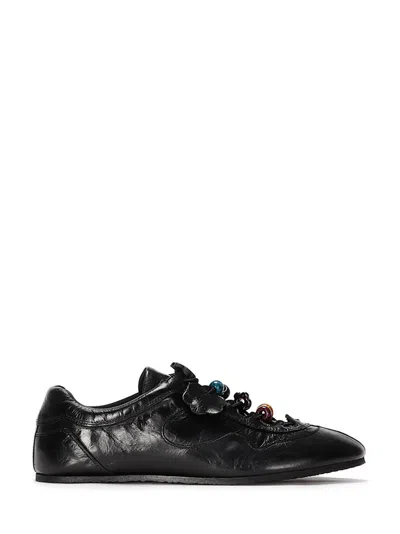 Cecilie Bahnsen Blaise Sneakers In Black