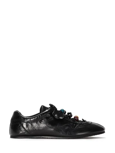 Cecilie Bahnsen Blaise Sneakers In Black