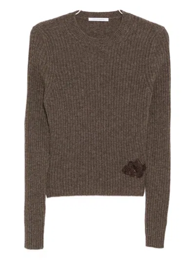 Cecilie Bahnsen Blas Jumper In Green