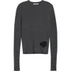 Cecilie Bahnsen Blas Nordic Rib Wool Sweater In Gray
