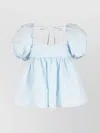 Cecilie Bahnsen Blouse With Gathered Back And Puff Sleeves