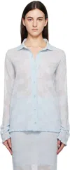 Cecilie Bahnsen Blue Petra Cardigan In Light Blue
