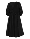 Cecilie Bahnsen Bolia Midi Dress In Black