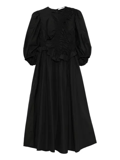 Cecilie Bahnsen Bolia Midi Dress In Black