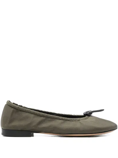 Cecilie Bahnsen Bona Ballet Flats In Green