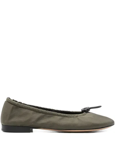 Cecilie Bahnsen Bona Ballet Flats In Green