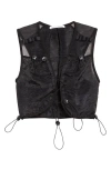 Cecilie Bahnsen Bona Liquid Myrtia Vest In Black