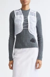 Cecilie Bahnsen Bona Liquid Myrtia Vest In White