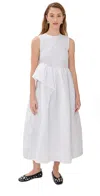 Cecilie Bahnsen Borage Cloqué Ditte Dress White In White