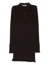 Cecilie Bahnsen Botka Mini Dress In Brown