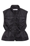 Cecilie Bahnsen Bree Nylon Vest In Black