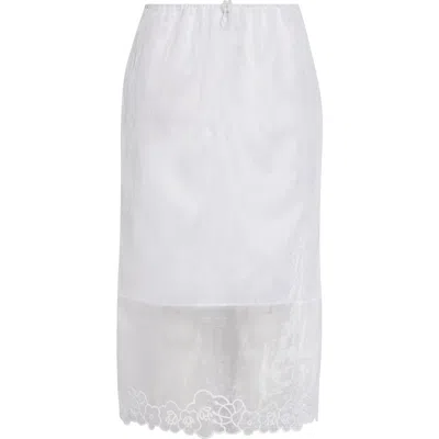 CECILIE BAHNSEN CECILIE BAHNSEN BRIA LIQUID MYRTIA SHEER MIDI SKIRT