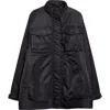 Cecilie Bahnsen Brianna Nylon Jacket In Black