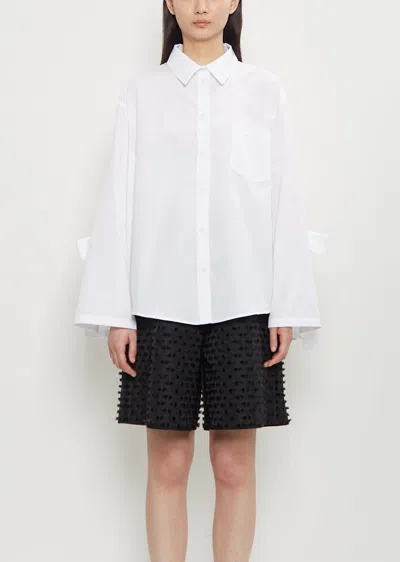 Cecilie Bahnsen Bridget Cotton Shirt In White