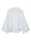 Cecilie Bahnsen Bridget Tie-detail Shirt In White