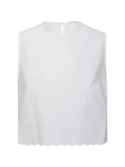 Cecilie Bahnsen Broderie Anglaise Bow-fastening Top In White