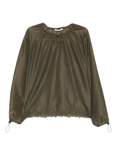 Cecilie Bahnsen Brody Blouse In Green