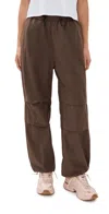 Cecilie Bahnsen Brooks Joggers Recycled Taffeta Brown Brown In Brown