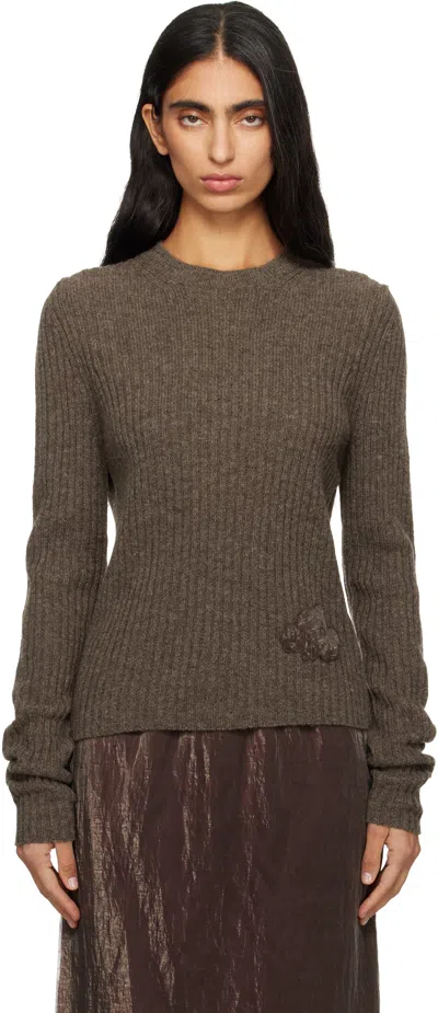 Cecilie Bahnsen Brown Blas Sweater